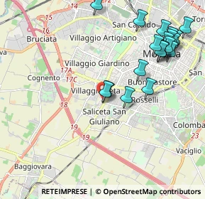 Mappa Via Costanzo Varoli, 41125 Modena MO, Italia (2.4255)