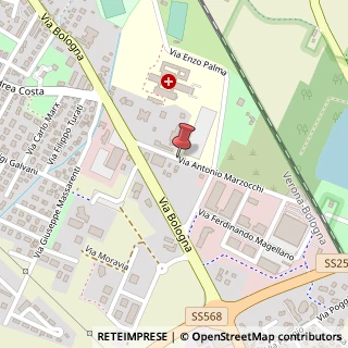 Mappa Via Antonio Marzocchi, 34, 40017 San Giovanni in Persiceto BO, Italia, 40017 San Giovanni in Persiceto, Bologna (Emilia Romagna)