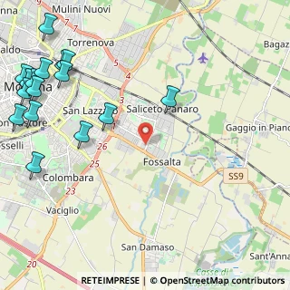 Mappa Via Giovanni Strauss, 41122 Modena MO, Italia (3.26875)