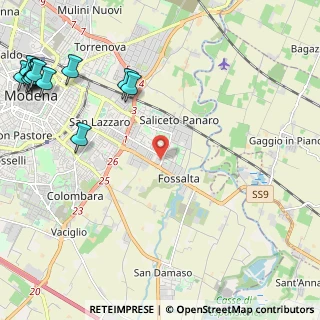 Mappa Via Giovanni Strauss, 41122 Modena MO, Italia (3.48923)