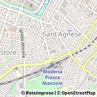 Mapa Modena