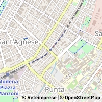 Karte Modena