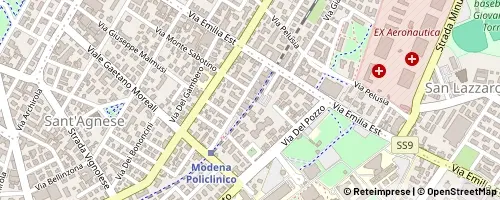 Mappa Modena