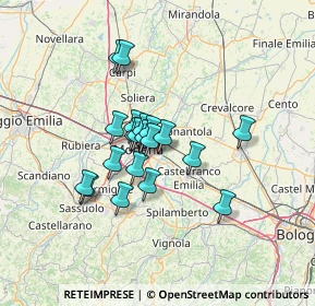 Mappa Via della Meccanica, 41122 Modena MO, Italia (9.9505)