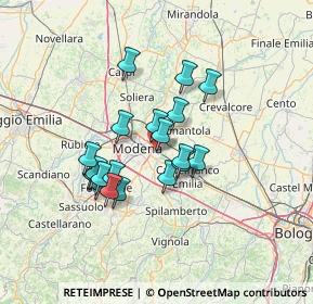 Mappa Via della Meccanica, 41122 Modena MO, Italia (11.2055)