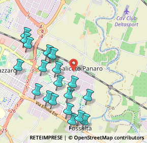 Mappa Via della Meccanica, 41122 Modena MO, Italia (1.107)