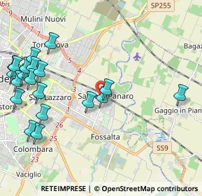 Mappa Via della Meccanica, 41122 Modena MO, Italia (2.688)