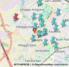 Mappa Via Don Marzio Gualmini, 41126 Modena MO, Italia (0.956)