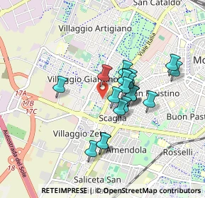 Mappa Via Don Marzio Gualmini, 41126 Modena MO, Italia (0.6745)