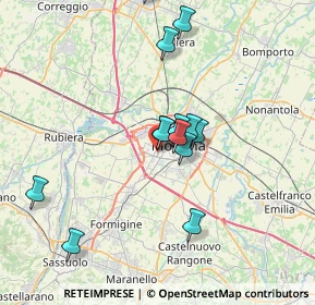 Mappa Via Don Marzio Gualmini, 41126 Modena MO, Italia (6.54462)