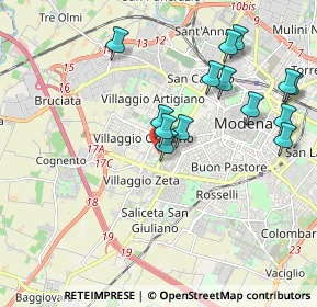 Mappa Via Don Marzio Gualmini, 41126 Modena MO, Italia (2.01571)