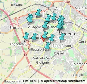 Mappa Via Don Marzio Gualmini, 41126 Modena MO, Italia (1.5455)