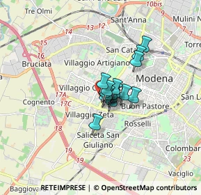 Mappa Via Don Marzio Gualmini, 41126 Modena MO, Italia (0.82625)