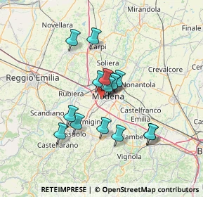 Mappa Via Don Marzio Gualmini, 41126 Modena MO, Italia (10.99333)