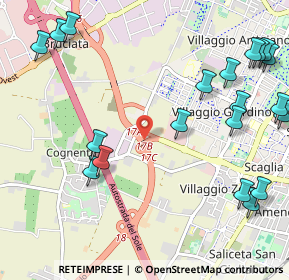 Mappa Raccordo Modena - Sassuolo, 41126 Modena MO, Italia (1.439)