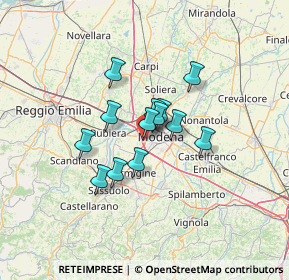 Mappa Raccordo Modena - Sassuolo, 41126 Modena MO, Italia (8.82077)