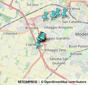 Mappa Raccordo Modena - Sassuolo, 41126 Modena MO, Italia (1.03667)