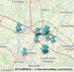 Mappa Raccordo Modena - Sassuolo, 41126 Modena MO, Italia (5.634)