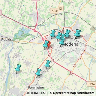 Mappa Via Vittorio Bottego, 41126 Modena MO, Italia (3.67333)