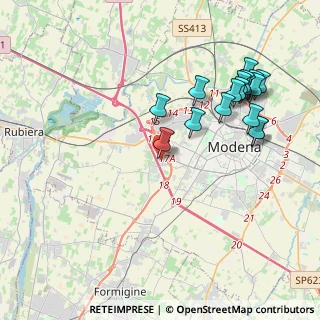 Mappa Via Vittorio Bottego, 41126 Modena MO, Italia (4.39176)