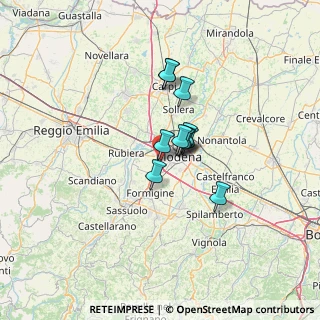 Mappa Via Vittorio Bottego, 41126 Modena MO, Italia (8.07)