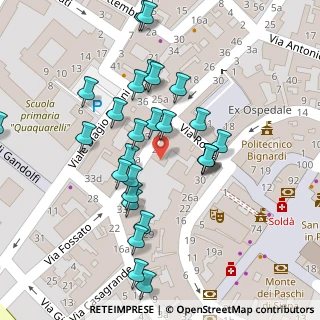 Mappa Via Gianfrañco Rambelli, 40017 San Giovanni in Persiceto BO, Italia (0.05185)