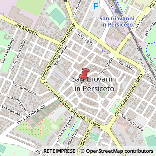 Mappa Via Gianfrancesco Rambelli, 28, 40017 San Giovanni in Persiceto, Bologna (Emilia Romagna)