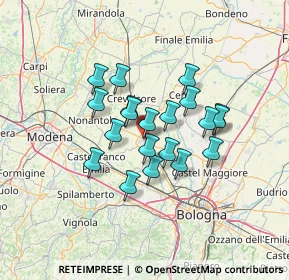 Mappa Via Roma, 40017 San Giovanni in Persiceto BO, Italia (10.274)