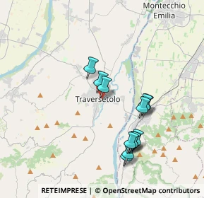 Mappa Via Giovanni Falcone, 43029 Traversetolo PR, Italia (3.51417)