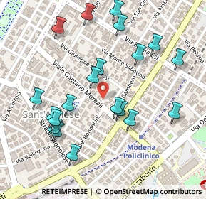 Mappa Viale Moreali, 41124 Modena MO, Italia (0.268)