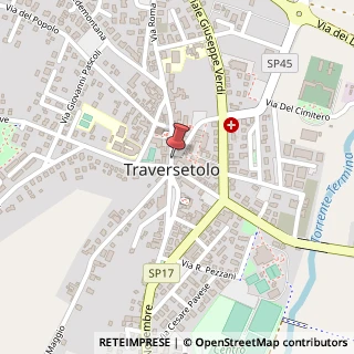 Mappa Piazza Guglielmo Marconi, 18, 43029 Traversetolo PR, Italia, 43029 Traversetolo, Parma (Emilia Romagna)