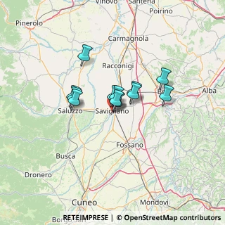 Mappa Via Stefano Talice, 12038 Savigliano CN, Italia (8.58833)