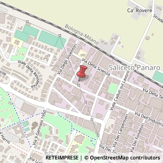 Mappa Via dell'Artigianato, 46, 41122 Modena, Modena (Emilia Romagna)