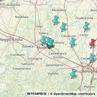 Mappa Via dell'Artigianato, 41122 Modena MO, Italia (18.44583)