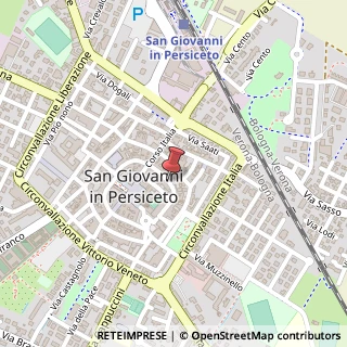 Mappa Via Giulio Cesare Croce, 29, 40017 San Giovanni in Persiceto, Bologna (Emilia Romagna)