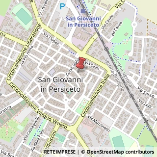 Mappa Via Don Minzoni, 22, 40017 San Giovanni in Persiceto, Bologna (Emilia Romagna)