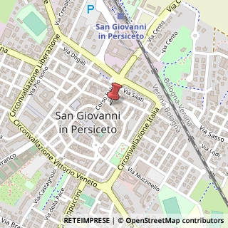 Mappa Via Don Giovanni Minzoni, 15 C/D, 40017 San Giovanni in Persiceto, Bologna (Emilia Romagna)