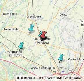 Mappa Via Don Minzoni, 40017 San Giovanni in Persiceto BO, Italia (2.48)