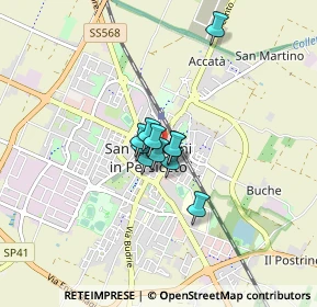 Mappa Via Don Minzoni, 40017 San Giovanni in Persiceto BO, Italia (0.42545)