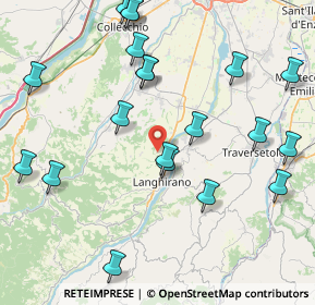 Mappa Unnamed Road, 43013 Langhirano PR, Italia (9.6935)