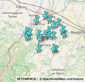 Mappa Unnamed Road, 43013 Langhirano PR, Italia (10.234)
