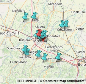 Mappa Via Evaristo Pancaldi, 41122 Modena MO, Italia (11.78)