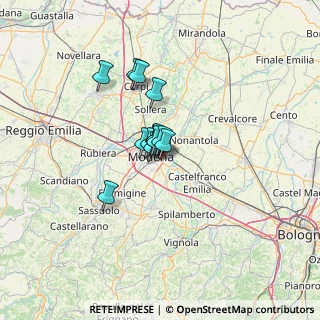 Mappa Via Evaristo Pancaldi, 41122 Modena MO, Italia (7.54)