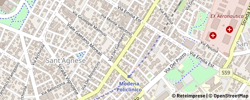 Mappa Modena