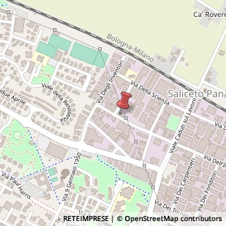 Mappa Via dell'Artigianato, 58, 41122 Modena, Modena (Emilia Romagna)