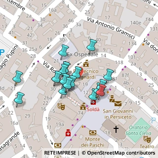Mappa Piazza Cavour, 40017 San Giovanni in Persiceto BO, Italia (0.01)