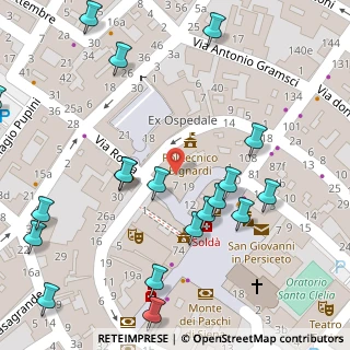Mappa Piazza Cavour, 40017 San Giovanni in Persiceto BO, Italia (0.0865)