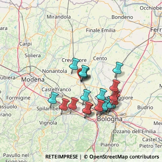 Mappa Piazza Cavour, 40017 San Giovanni in Persiceto BO, Italia (13.0985)