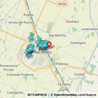 Mappa Via Vecchia di Zenerigolo, 40017 San Giovanni in Persiceto BO, Italia (1.30154)