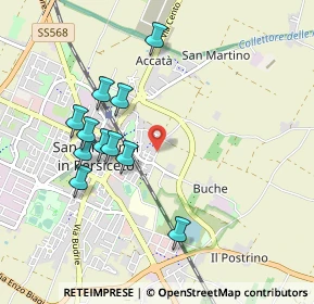 Mappa Via Vecchia di Zenerigolo, 40017 San Giovanni in Persiceto BO, Italia (0.92727)